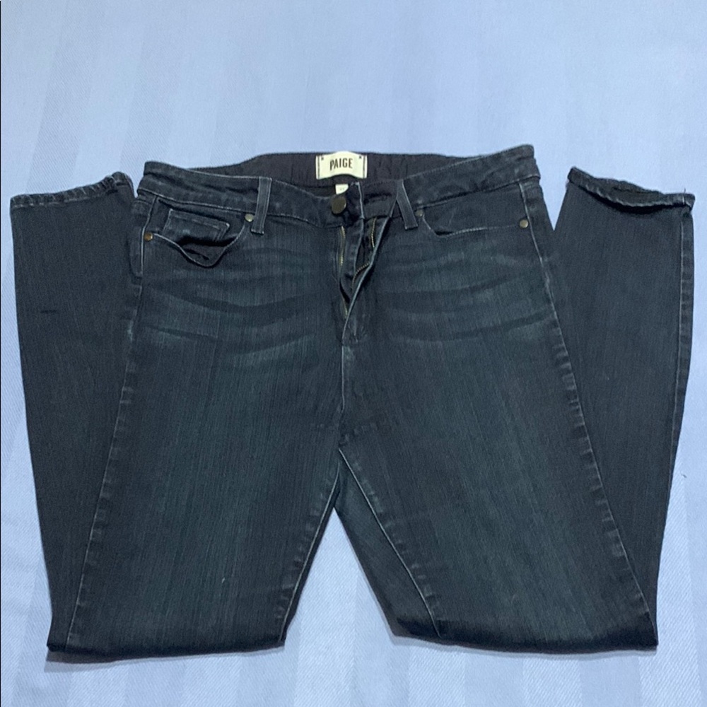 PAIGE hoxton ultra skinny Midnight Blue Denim Jeans